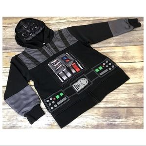 Boys Darth Vader Star Wars Licensed Hoodie - XS